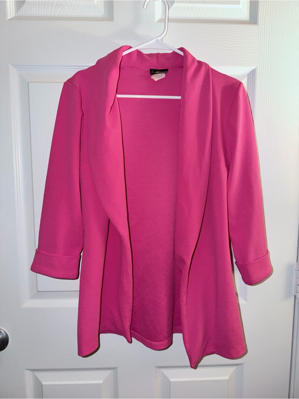 Women’s Open-Front Hot Pink Blazer Jacket